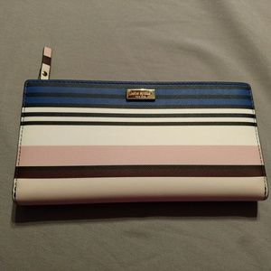 Laural Avenue Classic Stripe Shawn wallet/clutch